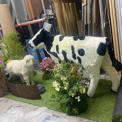 本物そっくり羊模型　展示品の画像