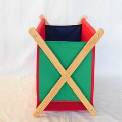 mikihouse TOY BOX おかたずけボックス 折り畳み式 おもちゃ入れ　の画像