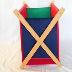 mikihouse TOY BOX おかたずけボックス 折り畳み式 おもちゃ入れ　の画像