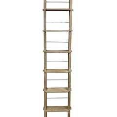 美品　ブックシェルフ アンティークシダー ラダー　高さ約168cm 幅約33cmの画像