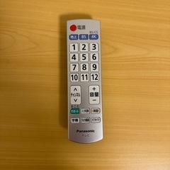 パナソニック　テレビリモコンの画像