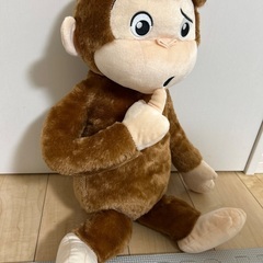 おさるのジョージ　スーパーラージぬいぐるみの画像
