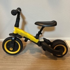 【美品☆お値下げ！】5in1 多機能三輪車 自転車 バランスバイク 三輪から二輪へ転換可能で成長に合わせ長期活用🉑の画像