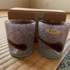 琉球ガラス　ペア　奥原ガラス製造所の画像