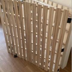 スノコマット　シングル2個　桐の画像