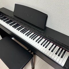 美品！CASIO カシオ Privia 電子ピアノ グランドピアノ　PX-735 ブラック イス付き！の画像