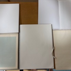各種ノート、方眼紙　5冊の画像