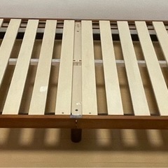 【ニトリ】シングル脚付ヘッドレスすのこベットの画像