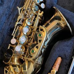 アンティグア　カーブド・ソプラノサックス　美品　エルドン　￥16万　ANTIGUA SOPRANO SAX eldonの画像