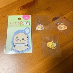 ちいかわ　窓付きカードケース　ダイカットシール　メタルコレクション　8個セットの画像