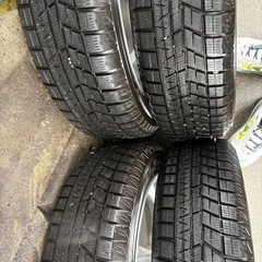 【美品】YOKOHAMA iceGUARD 6 iG60 165/60R15 77Q スタッドレスタイヤ4本セット  軽自動車   の画像