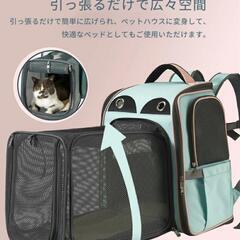 ☆美品です☆ペットキャリーリュック☆ＬＤＬＣ商品☆シャンパンカラー☆の画像