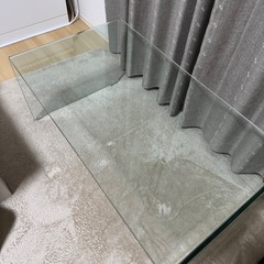 Francfranc ガラステーブルの画像