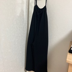 【募集中】coca エンボス　サロペット　ブラック　Mサイズの画像