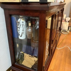 キャビネット　収納棚　【アンティーク】の画像