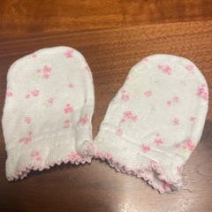 [未使用品ｱﾘ]ベビー用ミトン　2セットの画像