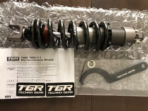 TGR テック1.1パフォーマンスリアショック セロー250用 TGR TEC-1.1