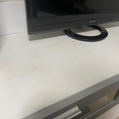 【最終値下げ.8/10まで】SHARP AQUOS24型テレビ&テレビ台セットの画像