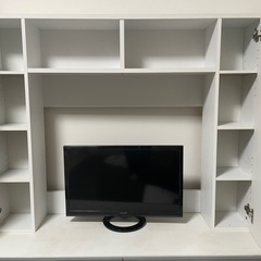 【最終値下げ.8/10まで】SHARP AQUOS24型テレビ&テレビ台セットの画像