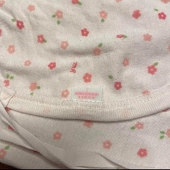 ミキハウス　小花柄コンビオール 50cmの画像