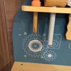 作業台おもちゃ　木製　　の画像