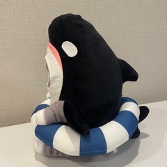 モフサンド　シャチにゃん　サメにゃん　浮き輪　BIGぬいぐるみの画像