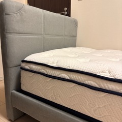 シングルベット　マットレス付きの画像