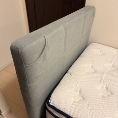 シングルベット　マットレス付きの画像
