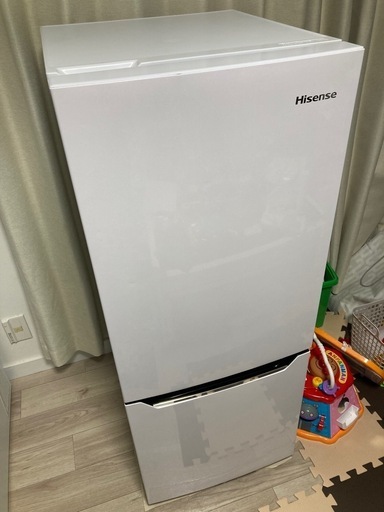 ◆送料無料★ 中古★Hisense☆150L☆2ドア冷凍冷蔵庫【HR-D15C】 中古 150L 2ドア冷蔵庫 ハイセンス HR-D15C 2018年製 ホワイト