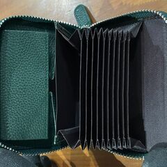 ○【新品未使用】グリーンウォレット カード入れ 小銭入れ 財布の画像