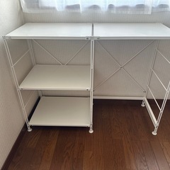 10日まで。無印良品　スチールシュルフの画像