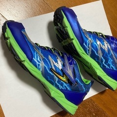 子供靴／SUPERSTAR キッズスポーツシューズ 青緑　24.5cmの画像