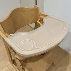 [取引中] KATOJI カトージ ハイチェア プレミアムベビーチェア mamy ハイローチェアの画像