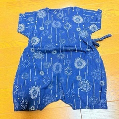 甚平 60 70 男の子　ベビー　ロンパース　カバーオール 夏 夏祭りの画像