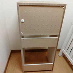ニトリ　ゴミ箱が入るキッチンラックの画像