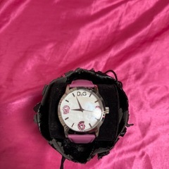 D&G 時計 ホワイト ピンクの画像