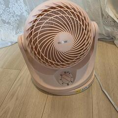 今日18時まで！ IRIS OHYAMA 風量3段階 コンパクト扇風機 ピンクの画像