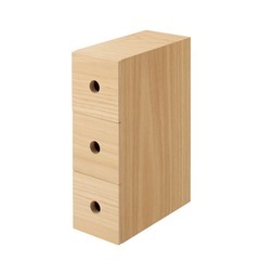 無印良品　木製小物収納の画像