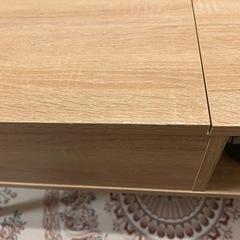 木製センターテーブル 引き出し付き 100cm
の画像