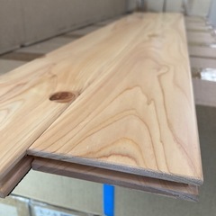 大量注文可能！桧無垢フローリング　直張り可950×90×17㎜　1箱１９枚入り の画像