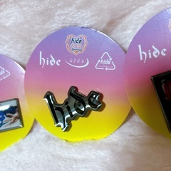 hide ピンズガチャ 三個の画像