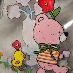 こぐま がま口 コインケース 昭和レトロ ビニール製 当時物 小物入れ 雑貨の画像