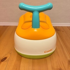 コンビ ベビーレーベル おまるでステップ レーベルオレンジの画像