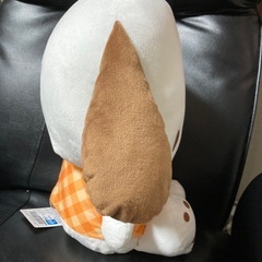 サンリオ　犬のぬいぐるみ オレンジボウタイ付きの画像