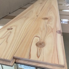大量注文可能！桧無垢フローリング　直張り可950×90×17㎜　1箱１９枚入り の画像
