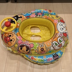 お取引き中　アンパンマン　ハンドル付き浮き輪　ライフジャケットの画像