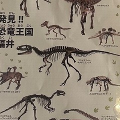 恐竜のシール2枚の画像