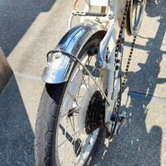 シボレーフロントサスペンション付 6段変速付折りたたみ式自転車の画像
