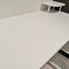 【商談中】カーボン調 L字PCデスク  GTRACING 机の画像