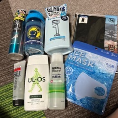MENS 化粧水、冷感タオル、冷感マスク他